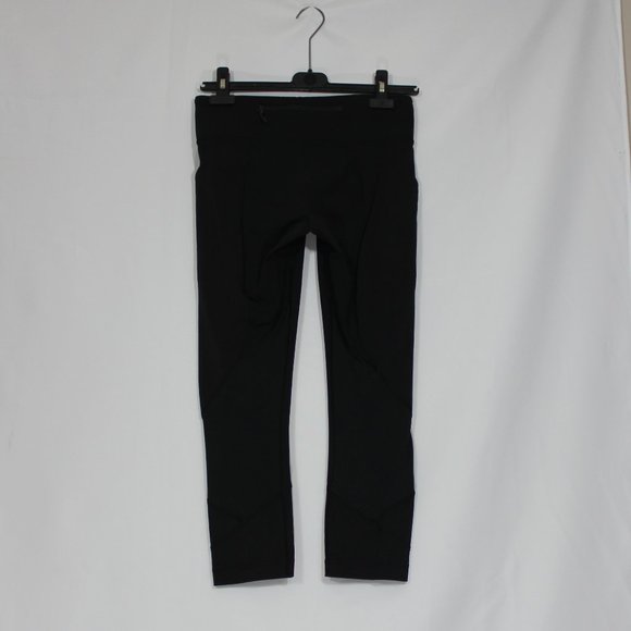 Lululemon Athletica Leggings Black Size 6 Run Zip Pocket Back Capri (2 items ) - Picture 4 of 9